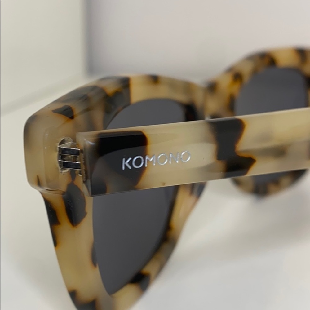 Komono sunglasses Allen Ivory Demi Sunglasses NEW brown Tan tortoise - Picture 11 of 15
